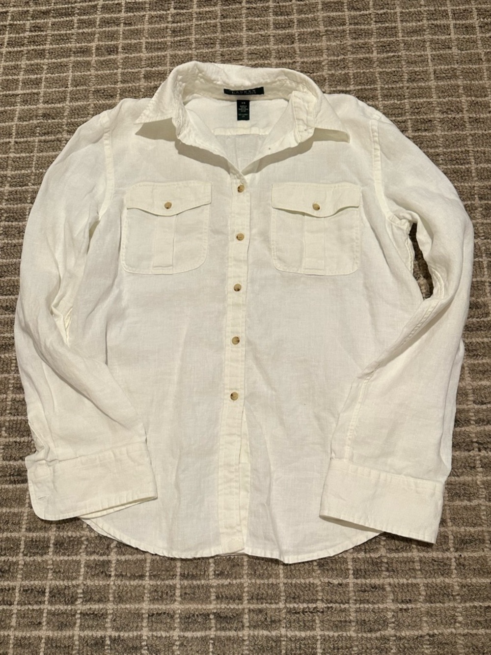 Lauren Ralph Lauren Linen Button Down Shirt